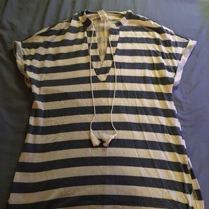 Striped cover up